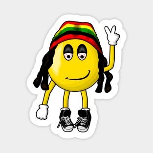 Rasta Smiley Sticker